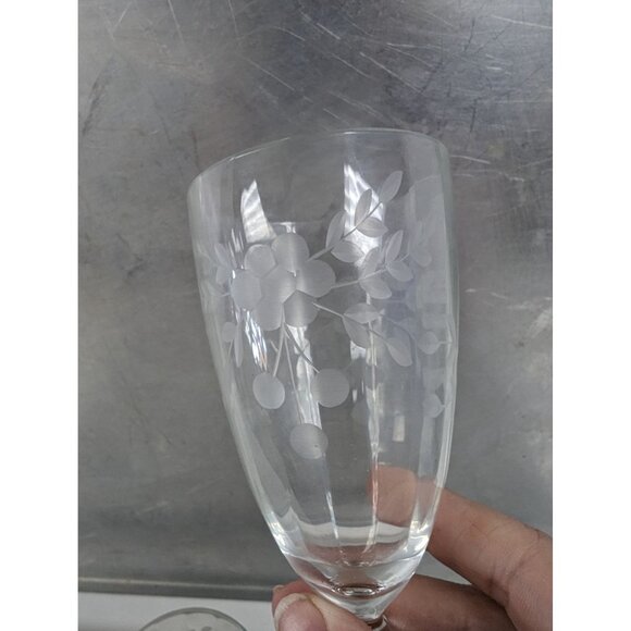 Alberta Glastonbury Lotus Cordial Glasses 4 7/8" Stemmed Set of 5 - Picture 8 of 8